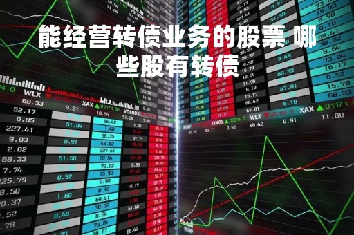 能经营转债业务的股票 哪些股有转债