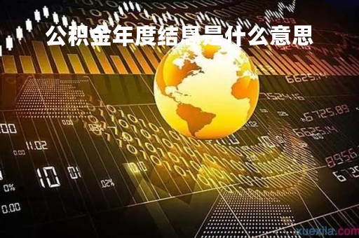 公积金年度结息是什么意思