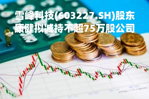 雪峰科技(603227.SH)股东康健拟减持不超75万股公司股份