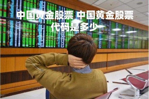 中国黄金股票 中国黄金股票代码是多少