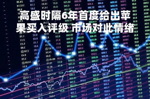 高盛时隔6年首度给出苹果买入评级 市场对此情绪复杂