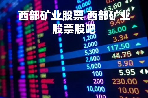 西部矿业股票 西部矿业股票股吧