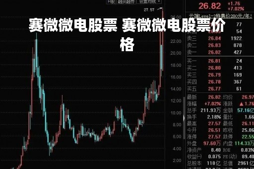 赛微微电股票 赛微微电股票价格