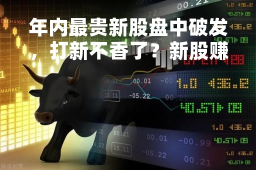 年内最贵新股盘中破发，打新不香了？新股赚钱效应仍在，中一签最高赚7万